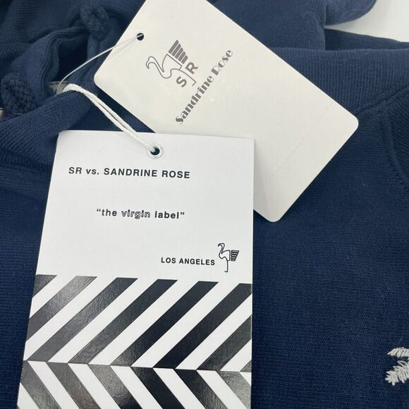 SR x Sandrine Rose x Free People Womens Jacket XS Palm Tree Hoodie Sweater - Picture 12 of 15